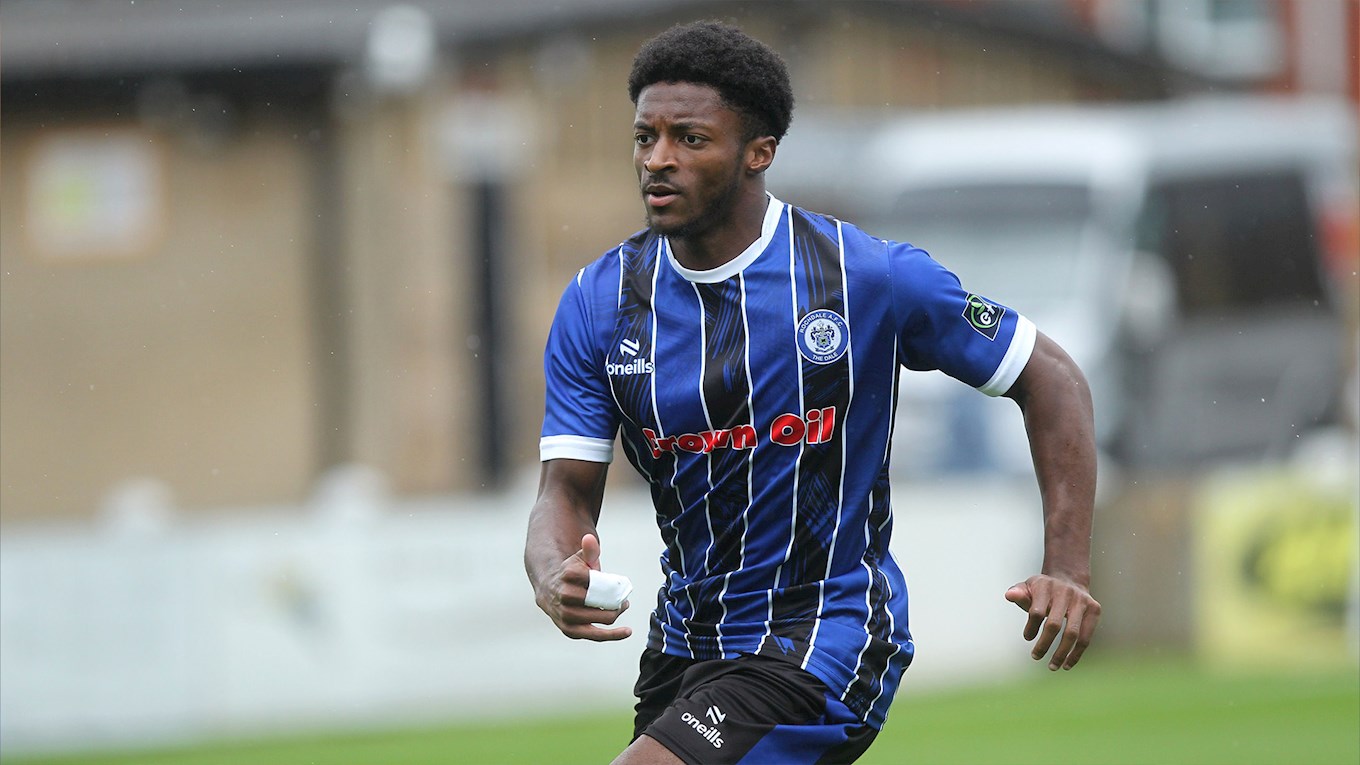 Rodney Good A good competitive game - Rodney - Rochdale AFC