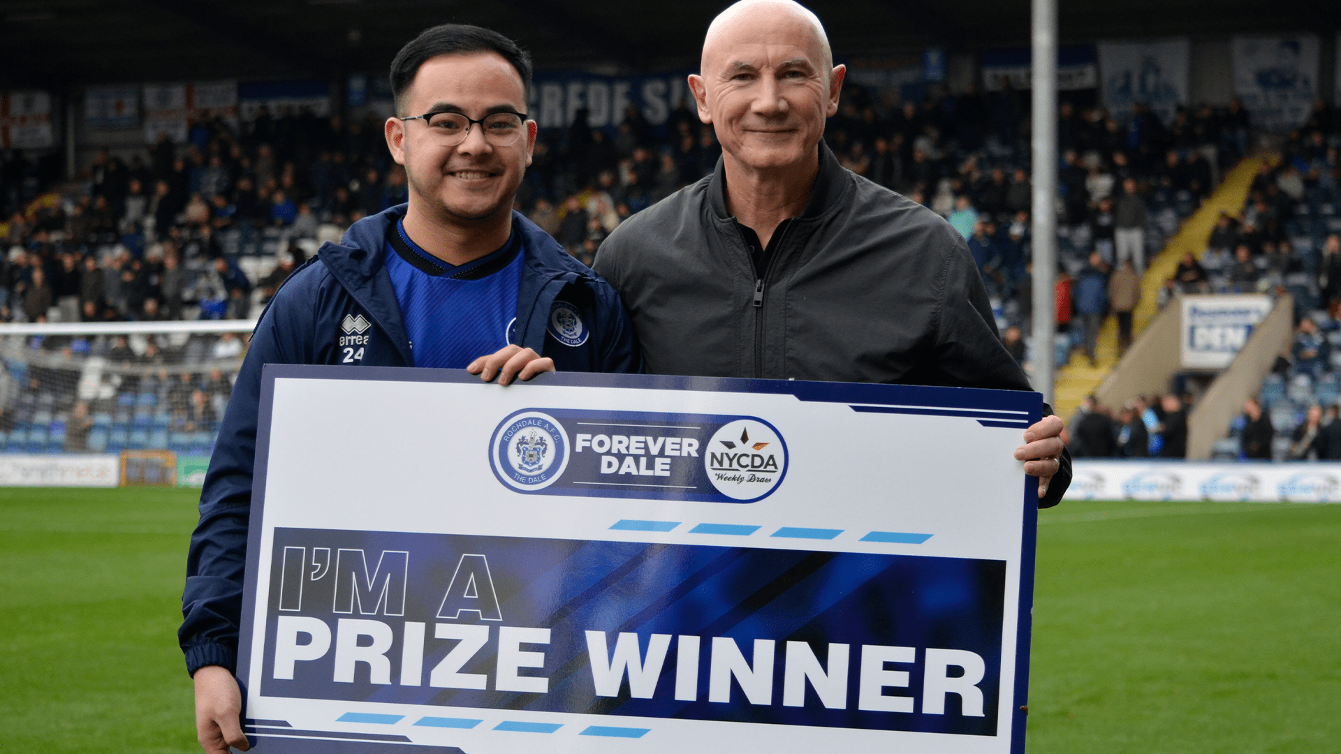 Forever Dale cheque presented to Pete Phan.